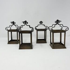 Southern Living At Home Drake Firefly Lantern Small 6.5" Tall 4 PC Set NO GLASS‎